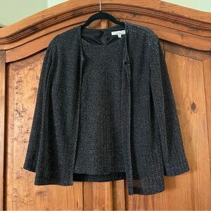 Andrea Polizzi for Rex Lester black/silver sweater set